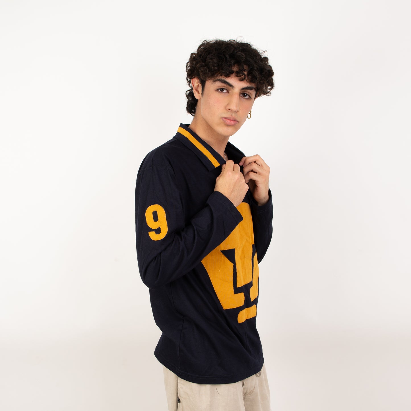 Jersey Retro Número 9 – Homenaje a Cabinho, Manga Larga
